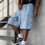 The Brixton Baggy Denim Shorts