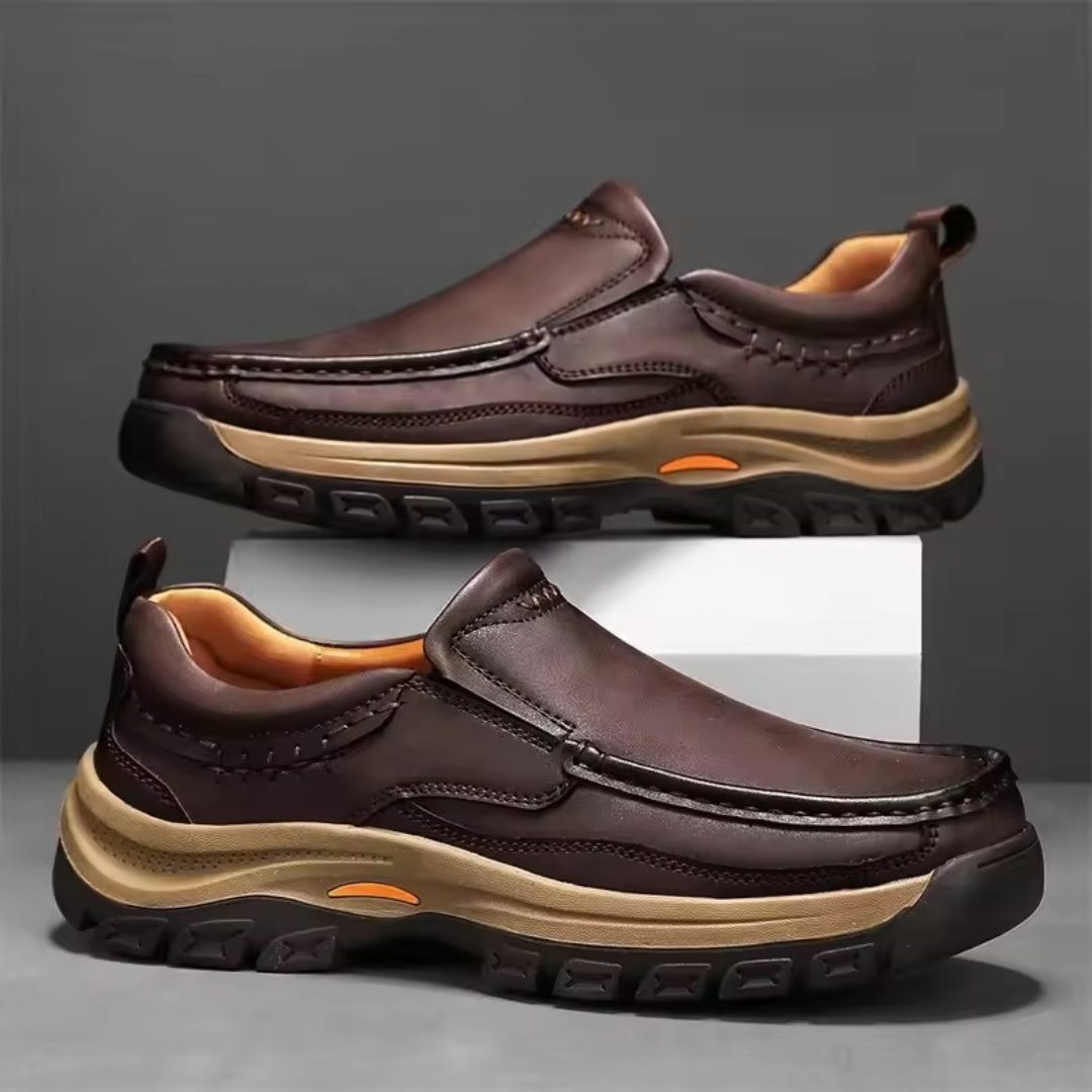 Maxwell Genuine Leather Slip-On