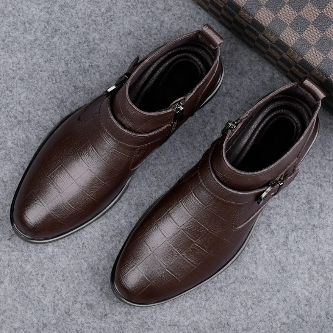 The Stratford Leather Boot