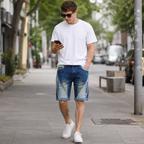 Carter Faded Denim Shorts