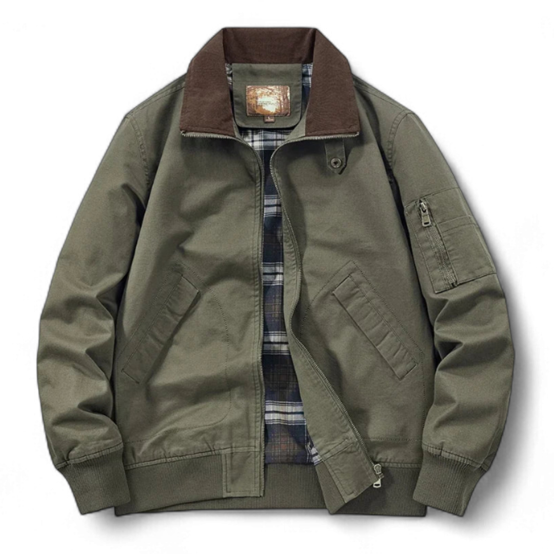 Heritage Highland Plaid-Lined Jacket