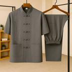 Hanfu Embroidered Silk-Blend Set