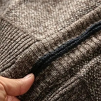 Harrison Plaid-Lined Knit Jacket