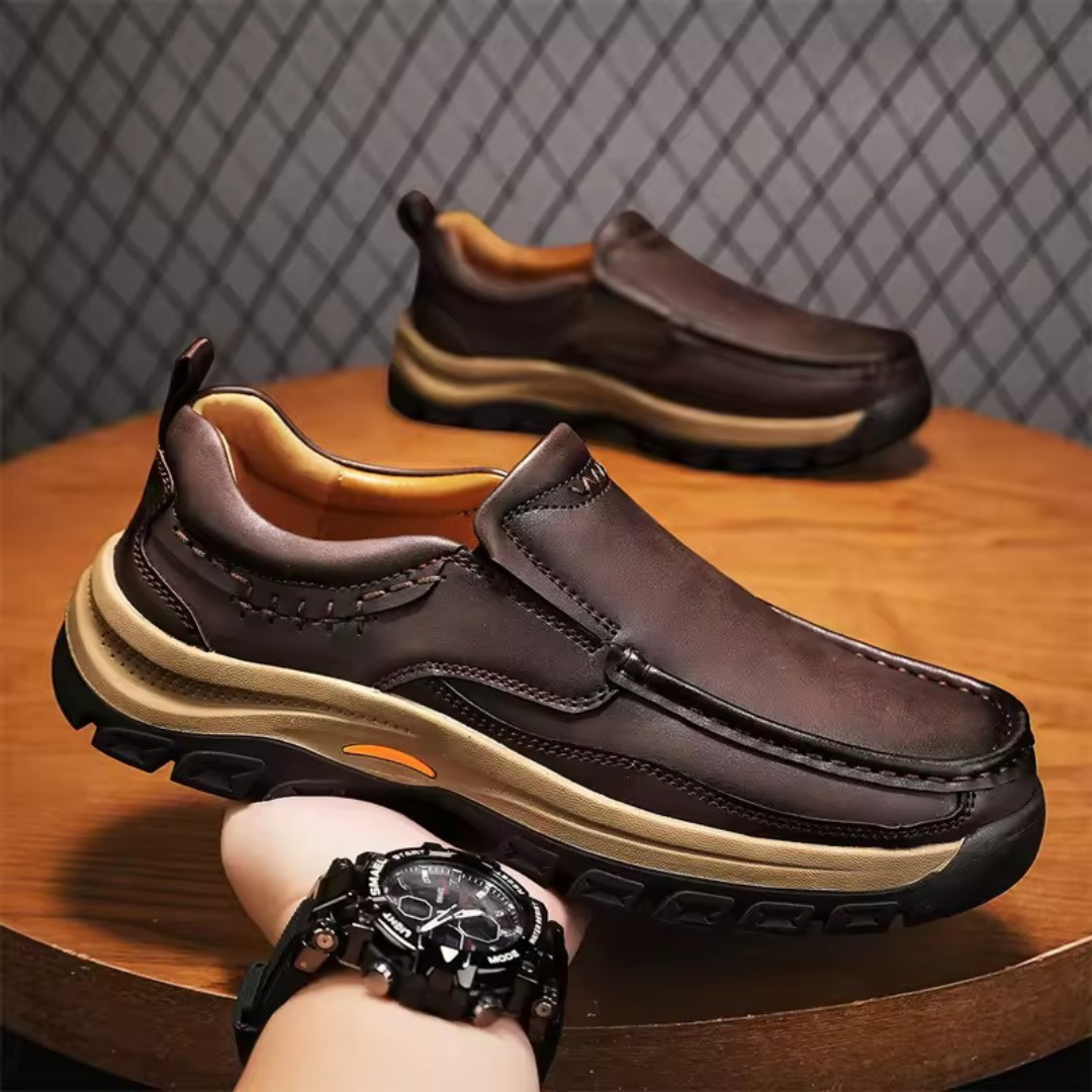 Maxwell Genuine Leather Slip-On