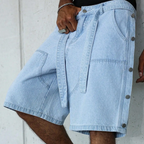 The Brixton Baggy Denim Shorts