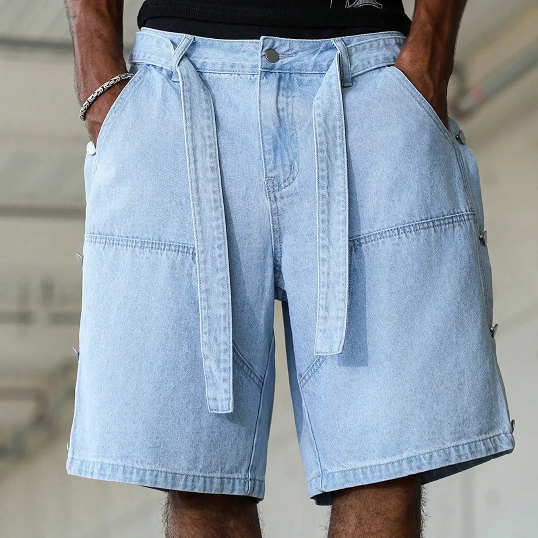 The Brixton Baggy Denim Shorts