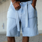 The Brixton Baggy Denim Shorts