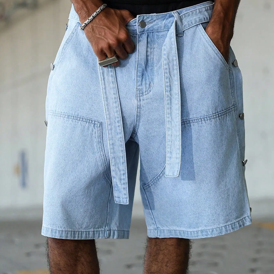 The Brixton Baggy Denim Shorts