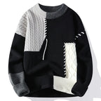 Wyatt Cable-Block Wool Sweater