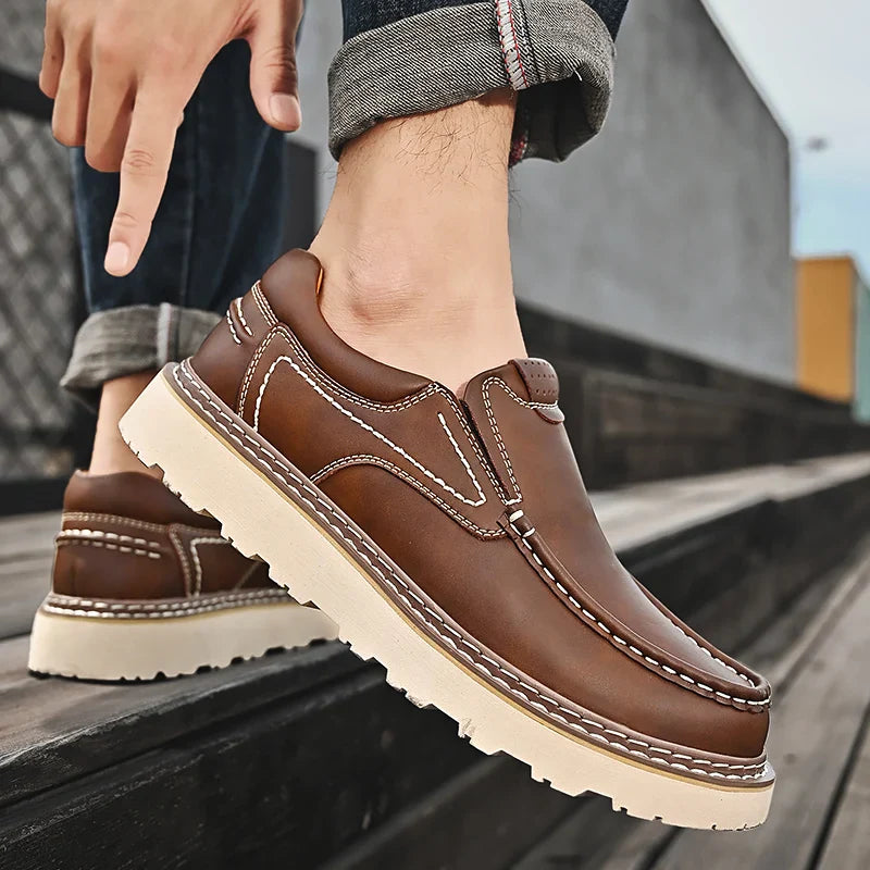 Westford Leather Moc Loafers