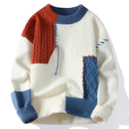 Wyatt Cable-Block Wool Sweater