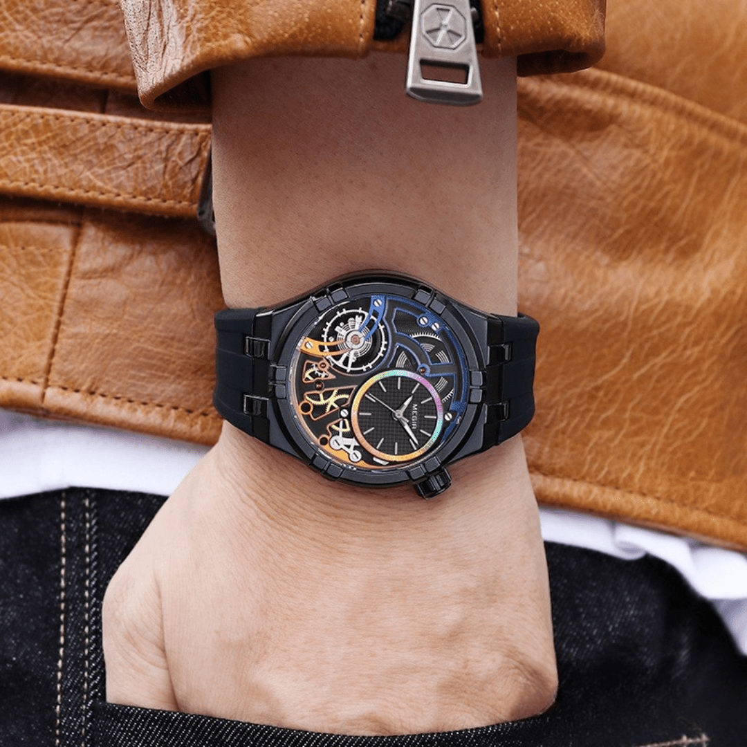 Apex Skeleton Watch, 45mm - Greyson Vale