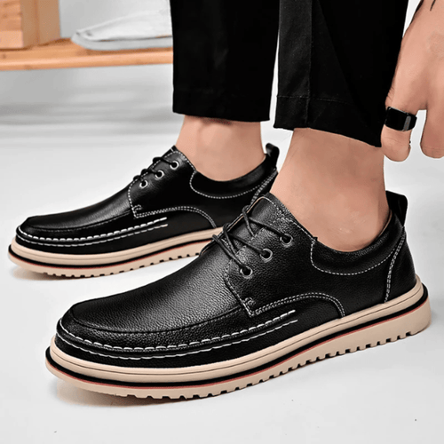 Bennett Leather Derby - Black - 7
