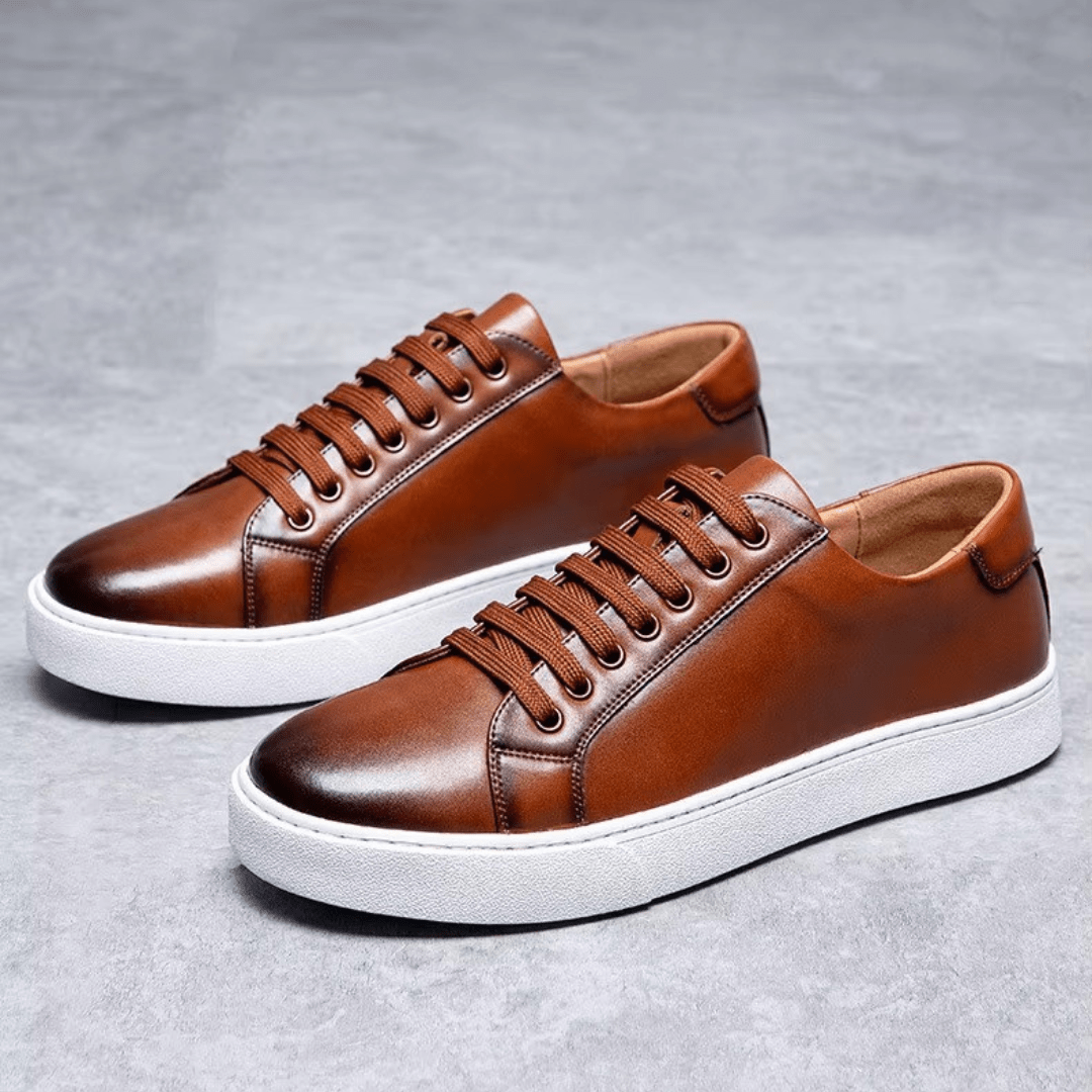 Bennett Leather Low - Tops - Greyson Vale