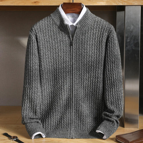 Bennett Merino Wool Sweater - Slate Gray - S