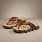 Bronson Leather Sandal - Brown - 5.5