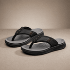 Bronson Leather Sandal - Black - 5.5