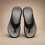 Bronson Leather Sandal - Black - 5.5