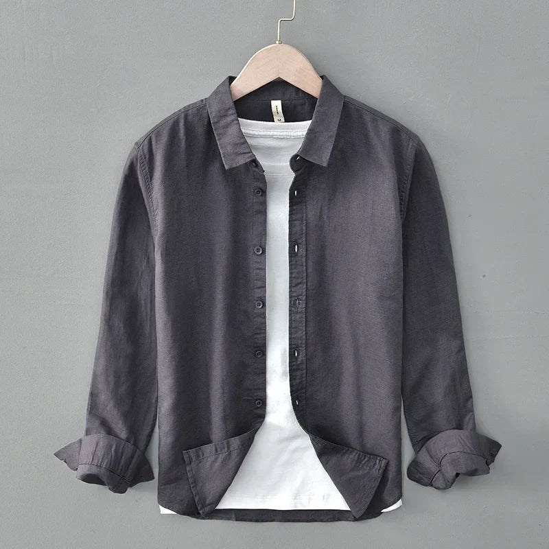 Bruno Mark Linen Shirt - Greyson Vale