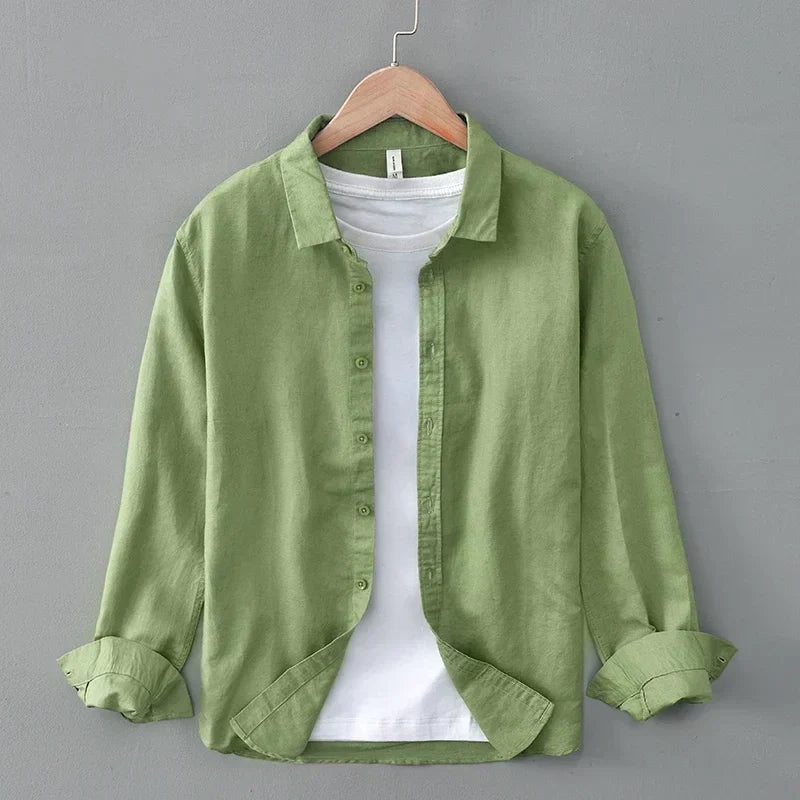 Bruno Mark Linen Shirt - Greyson Vale