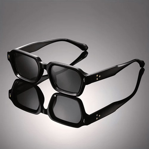 Bryson Retro Block Shades - Black - 