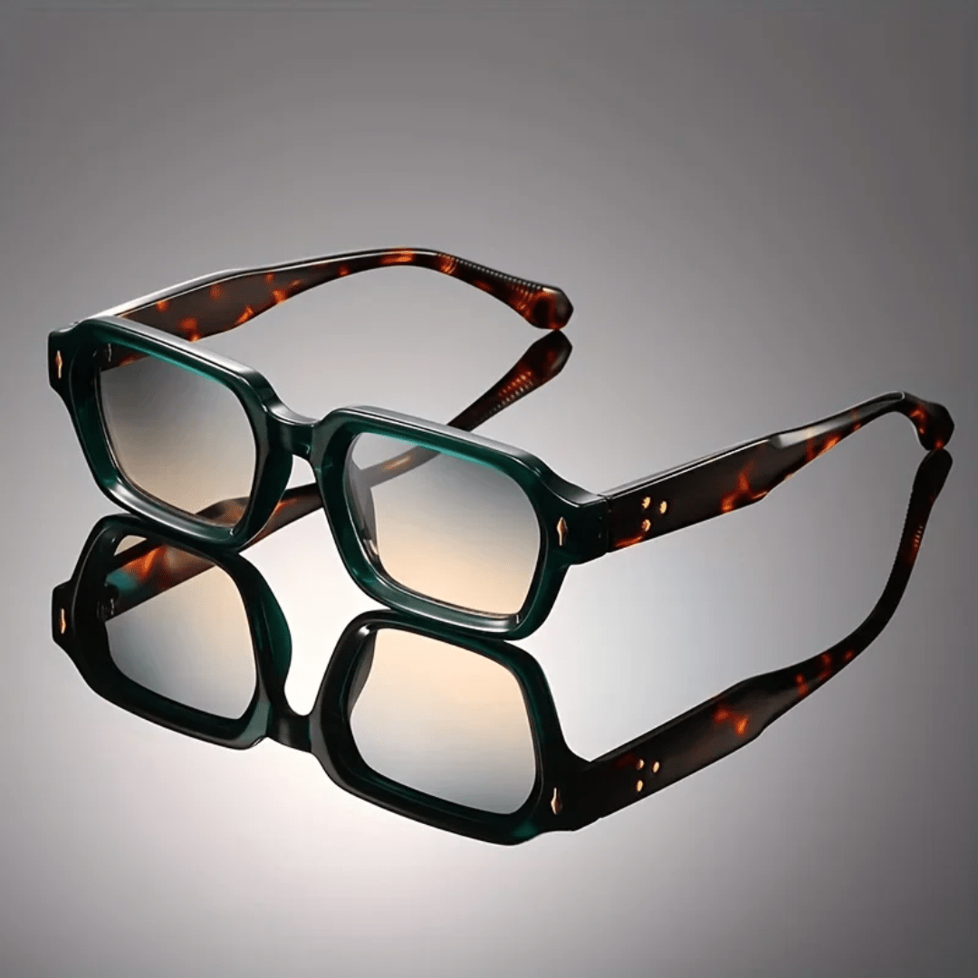 Bryson Retro Block Shades - Green - 
