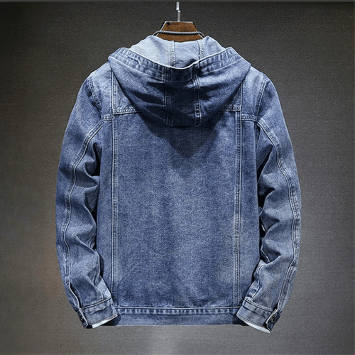 Carter Denim Hoodie - Light Blue - XS