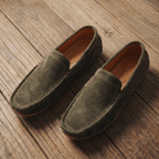 Clifton Suede Leather Loafer - Spruce - 5.5