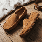 Clifton Suede Leather Loafer - Brown - 5.5