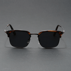 Dalton Browline Shades - Bronze Tortoise / Black Lenses - 