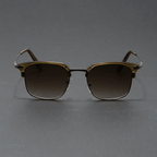 Dalton Browline Shades - Antique Bronze / Brown Gradient Lenses - 