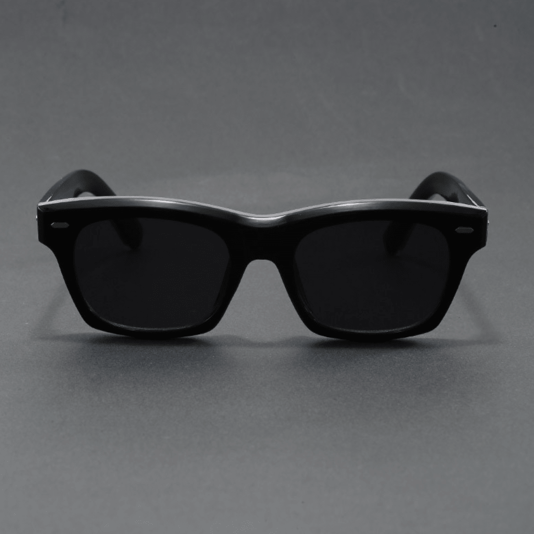 Dalton Classic Shades - Gloss Black / Black Lens - 