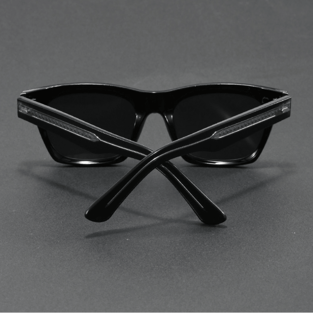 Dalton Classic Shades - Gloss Black / Black Lens - 