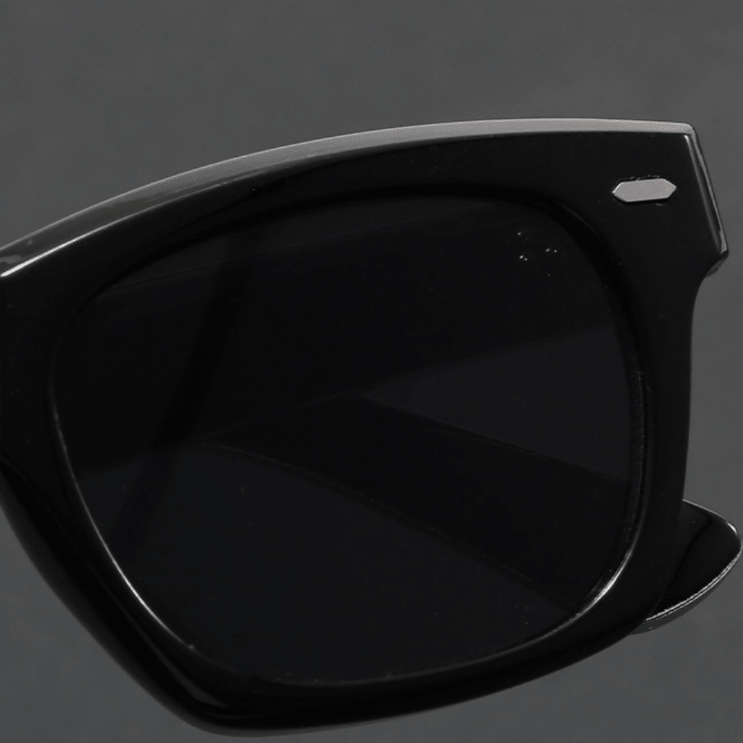 Dalton Classic Shades - Gloss Black / Black Lens - 