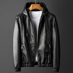 Declan Signature Leather Jacket - Black - XS