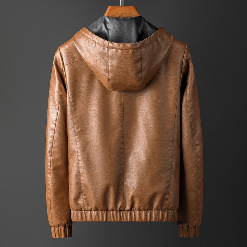 Declan Signature Leather Jacket - Gray - XS