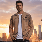 Dragon Ink Zip Knit - Greyson Vale