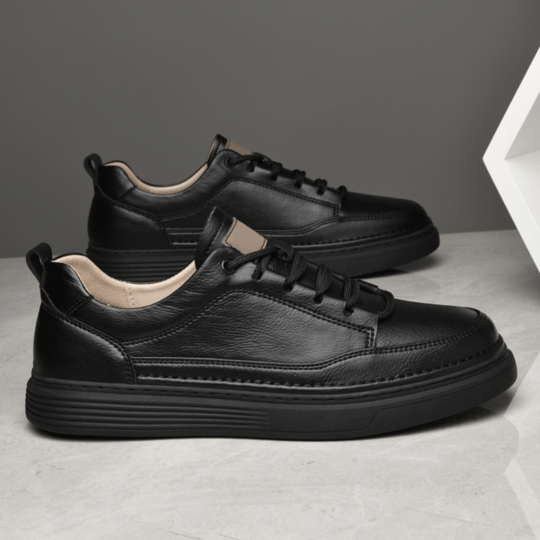 Easton Genuine Leather Sneaker - Greyson Vale