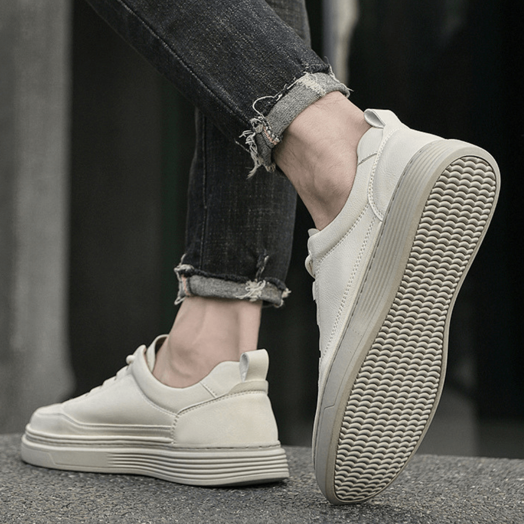 Easton Genuine Leather Sneaker - Greyson Vale