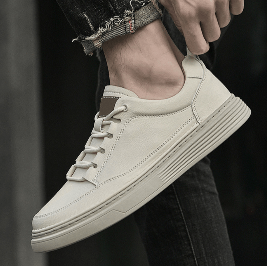 Easton Genuine Leather Sneaker - Greyson Vale