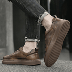 Easton Genuine Leather Sneaker - Greyson Vale