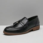 Fabiano Leather Loafers - Greyson Vale
