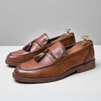 Fabiano Leather Loafers - Greyson Vale