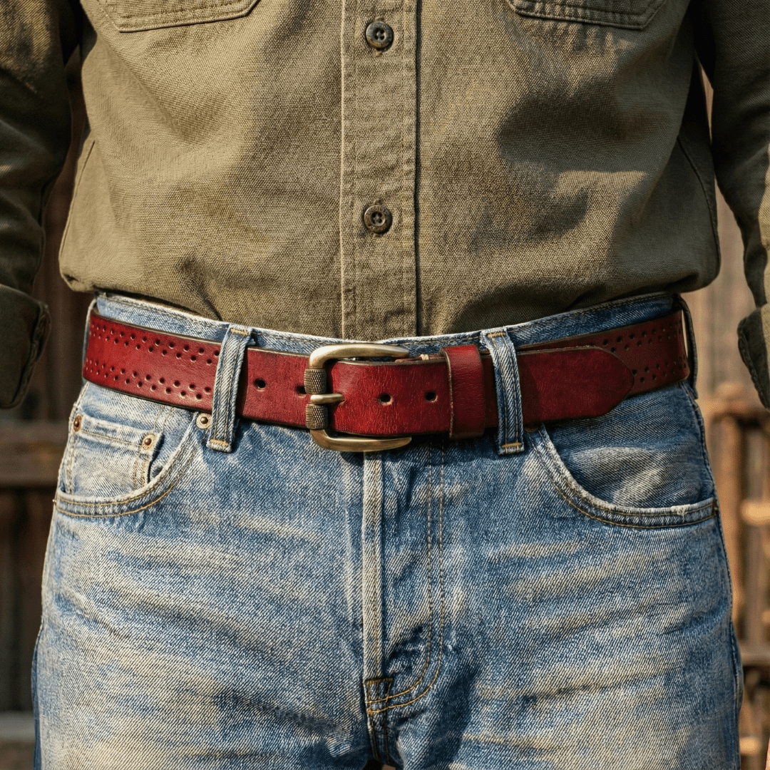 Foundry Steelhide Leather Belt - Greyson Vale