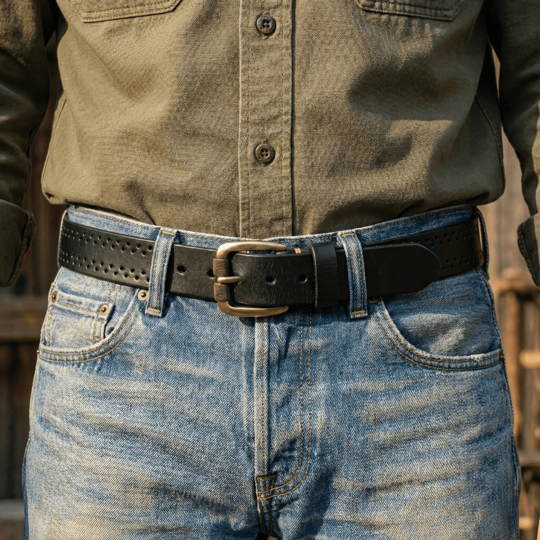 Foundry Steelhide Leather Belt - Greyson Vale