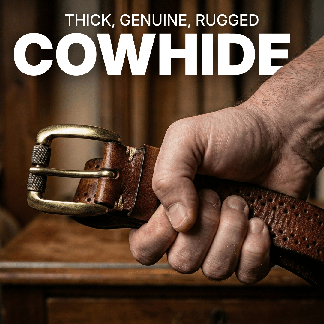 Foundry Steelhide Leather Belt - Greyson Vale