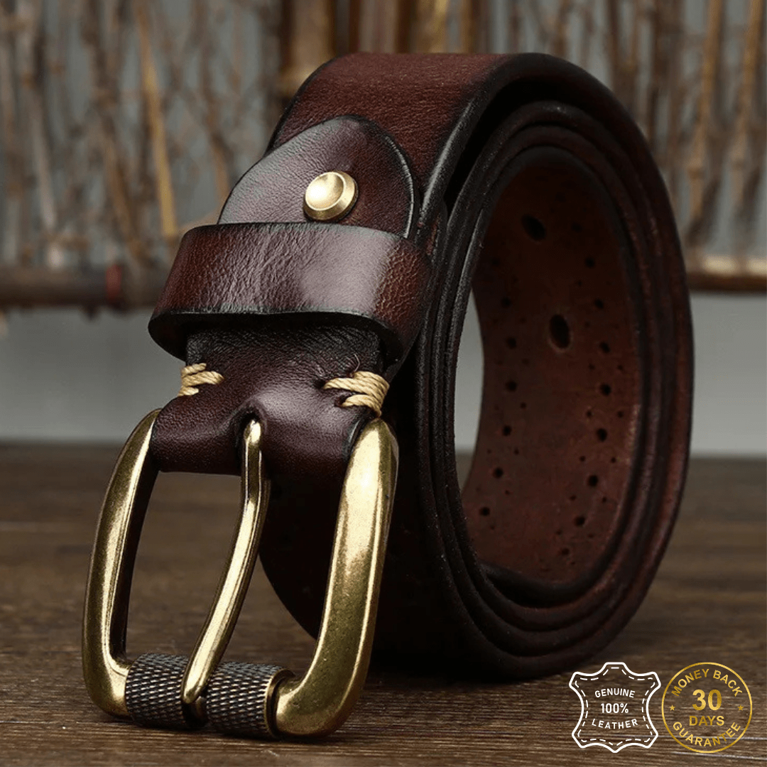 Foundry Steelhide Leather Belt - Greyson Vale