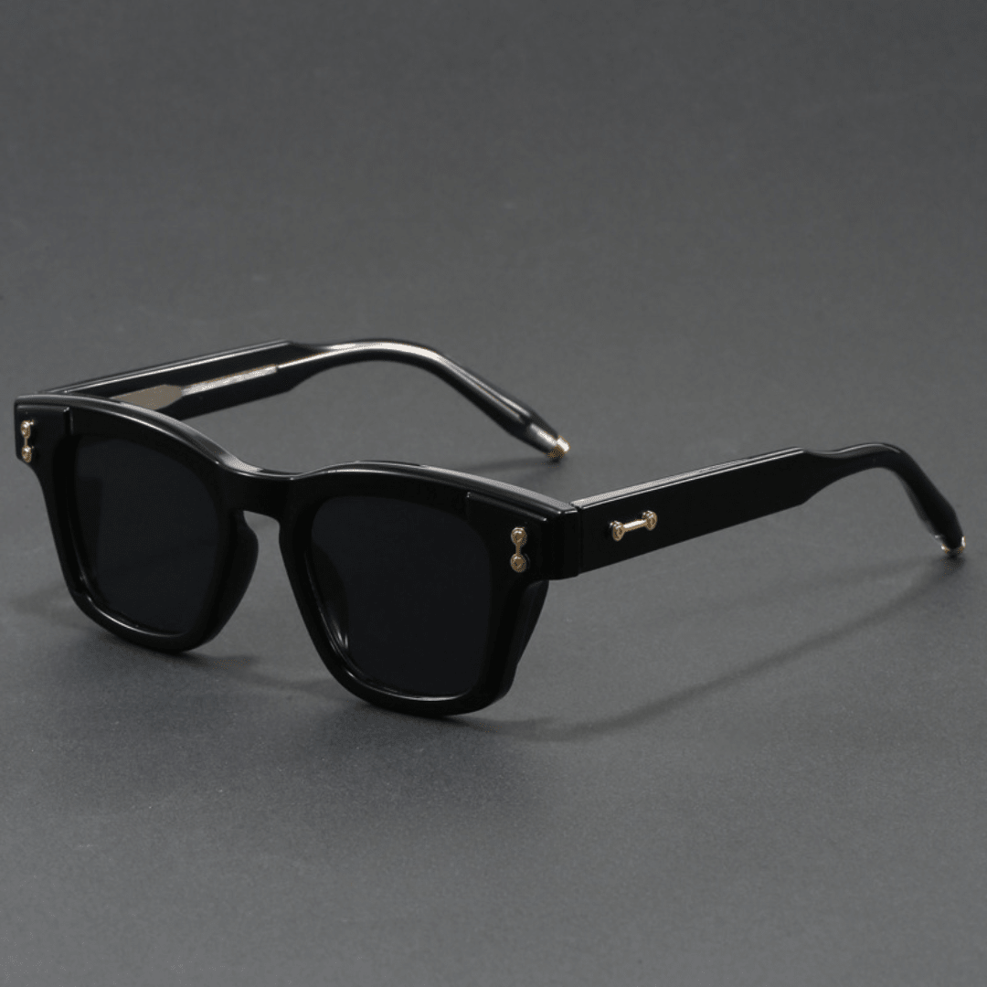 Garrison Rivet Shades - Gloss Black - 
