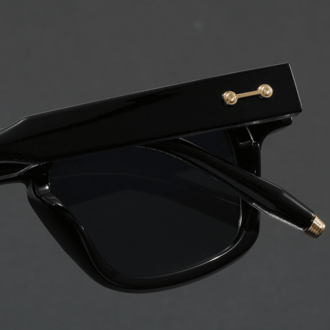 Garrison Rivet Shades - Gloss Black - 