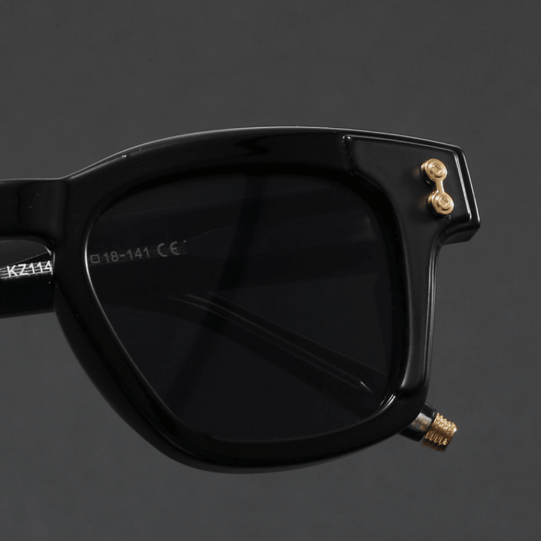 Garrison Rivet Shades - Gloss Black - 